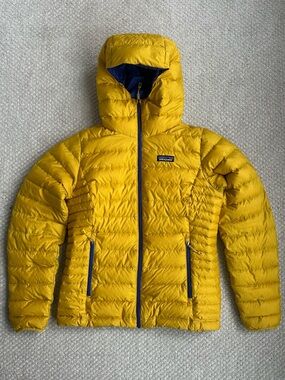 yellow patagonia hooded micro puff jacket Yellow Micro Puff Hooded Jacket Patagonia Jackets Coats Patagonia Womens  Micro Puff Hooded